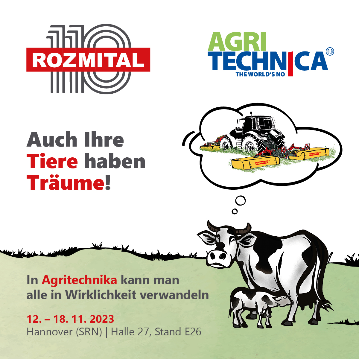 Einladung auf AGRITECHNICA